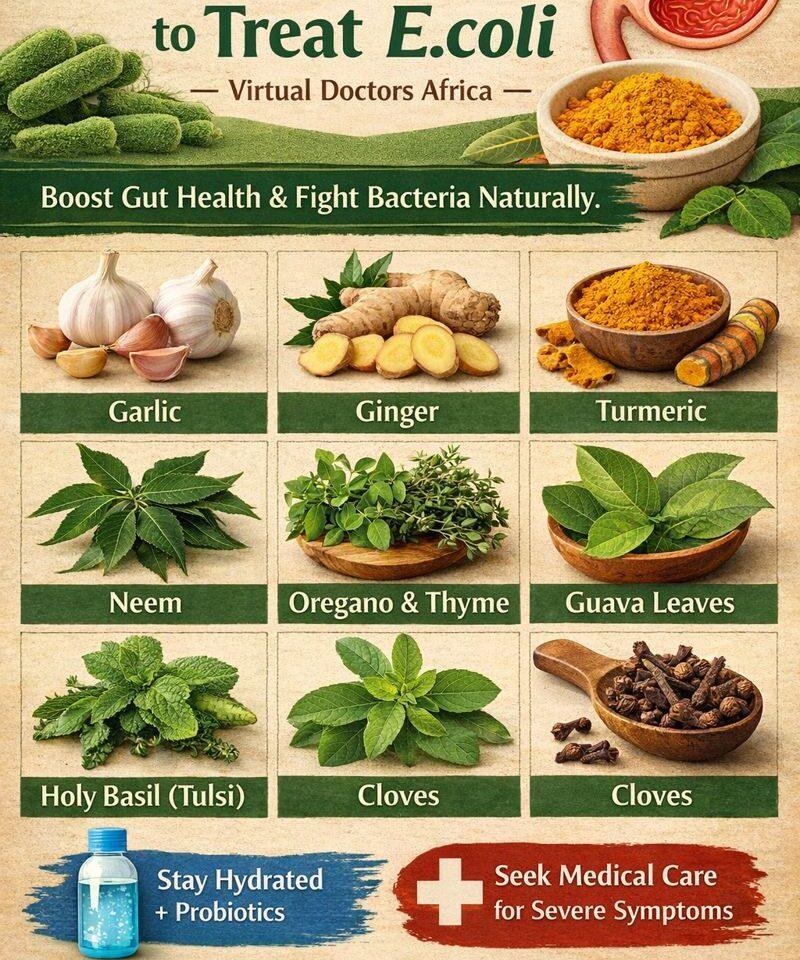 herbs for E. coli